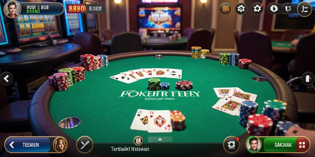 Screenshot utama <strong>8180</strong> menampilkan gameplay seru permainan Poker.