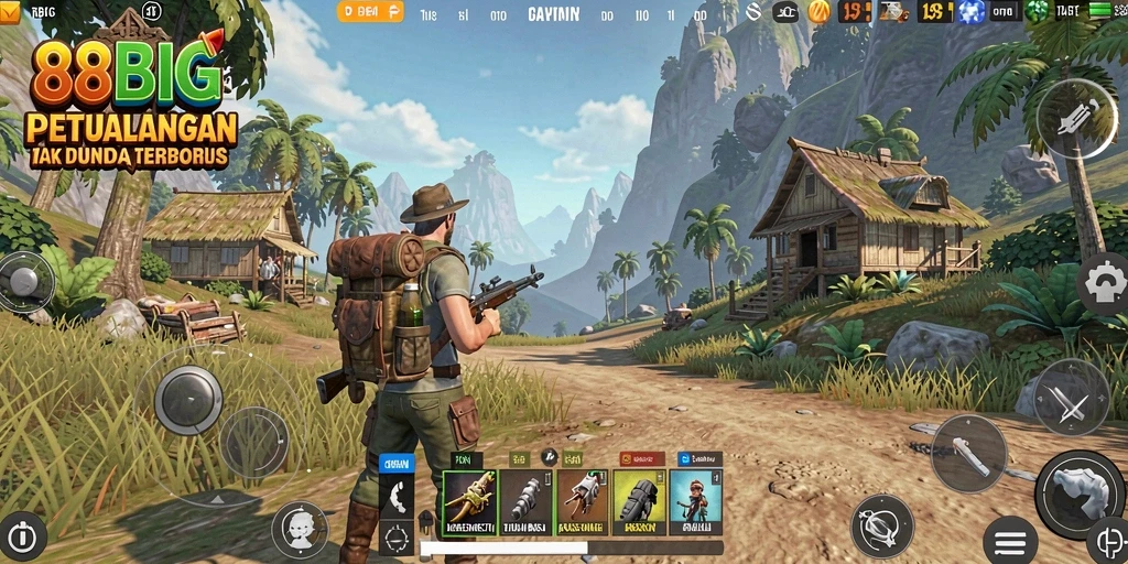 Tampilan gameplay Open World yang luar biasa dan mendalam.