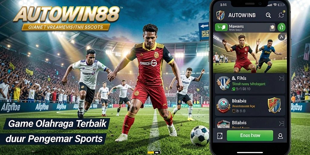 Screenshot gameplay AUTOWIN88 menampilkan aksi olahraga yang mendebarkan.
