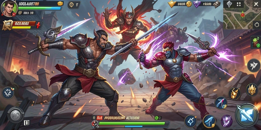Tangkapan layar menampilkan aksi seru dalam game IDOLABET88.
