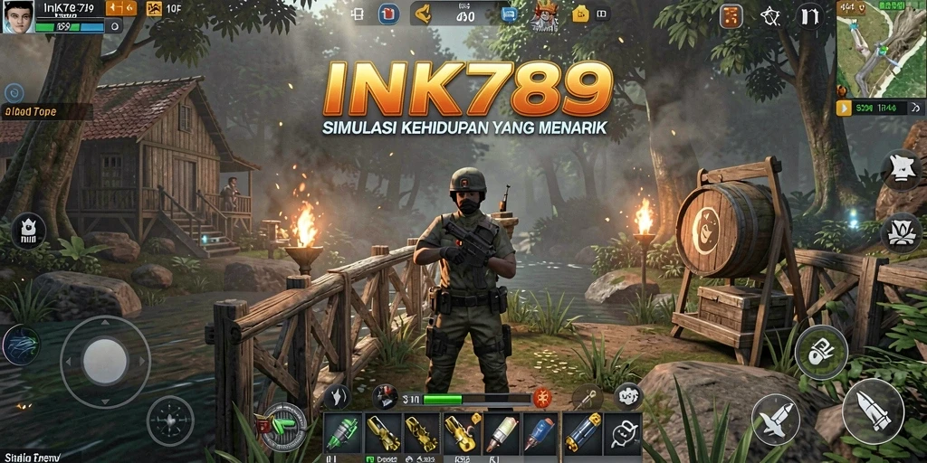 Screenshot yang menunjukkan pengalaman gameplay menarik di INK789.