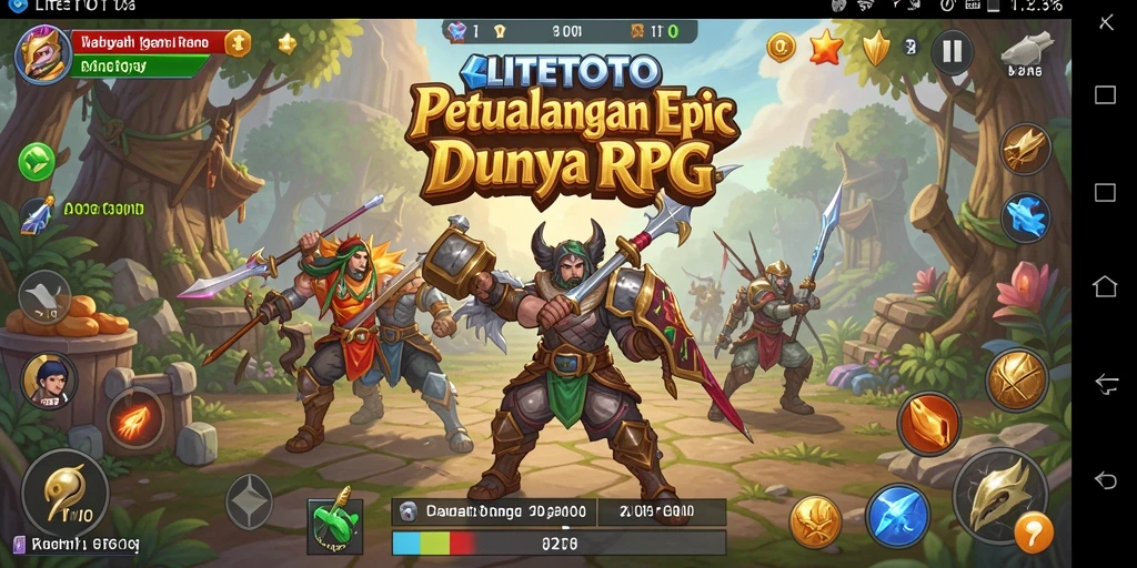Tangkapan layar LITETOTO menampilkan aksi pertempuran yang mendebarkan.