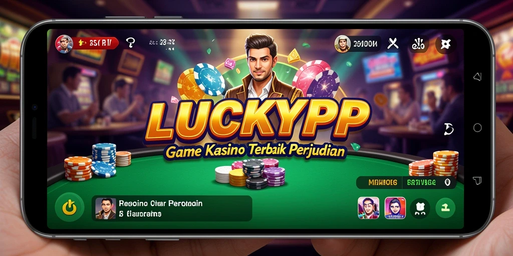 Tampilan menarik permainan kasino di LUCKYRP.