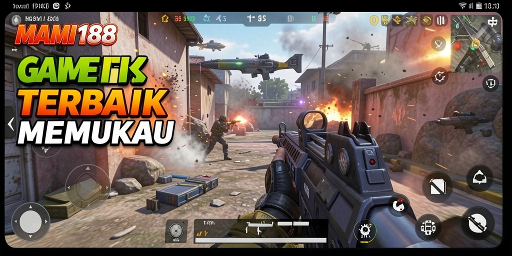 Tampilan gameplay mendebarkan dalam MAMI188 menunjukkan aksi pertempuran yang seru.