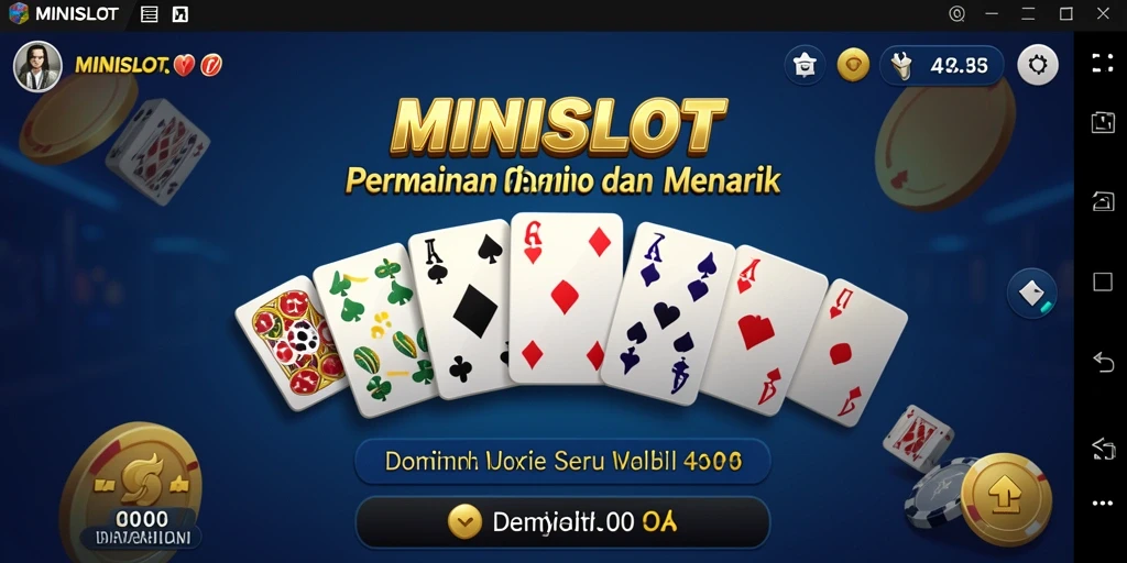 Tampilan gameplay seru dari MINISLOT yang memukau.