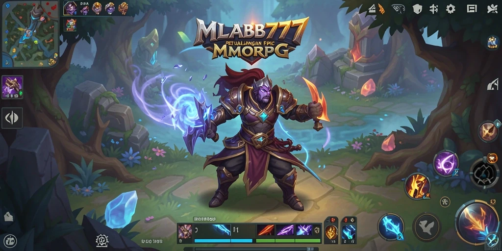 Tangkapan layar gameplay MLBB777 di dunia MMORPG yang mendebarkan.