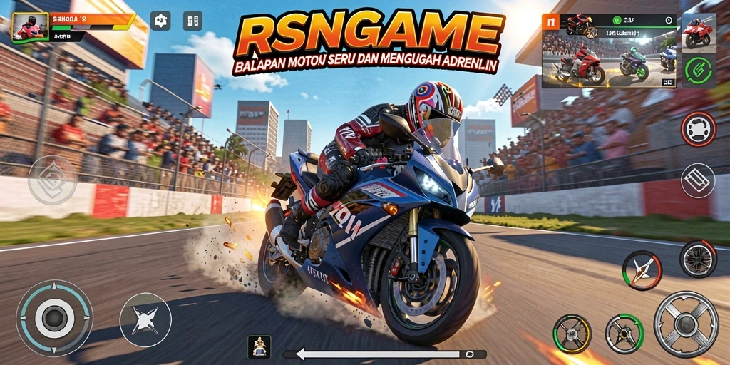 Tampilan gameplay RSNGAME yang intens dan mendebarkan.
