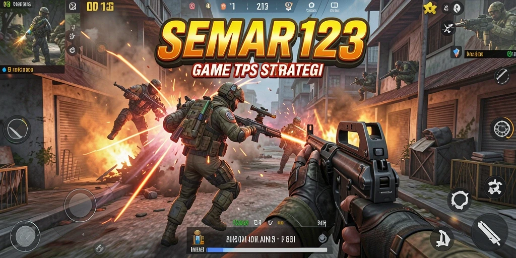 Screenshot SEMAR123 menampilkan aksi gameplay TPS yang mendebarkan.