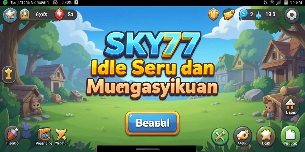 Tampilan screenshot menunjukkan gameplay Idle yang menarik dan menyenangkan.