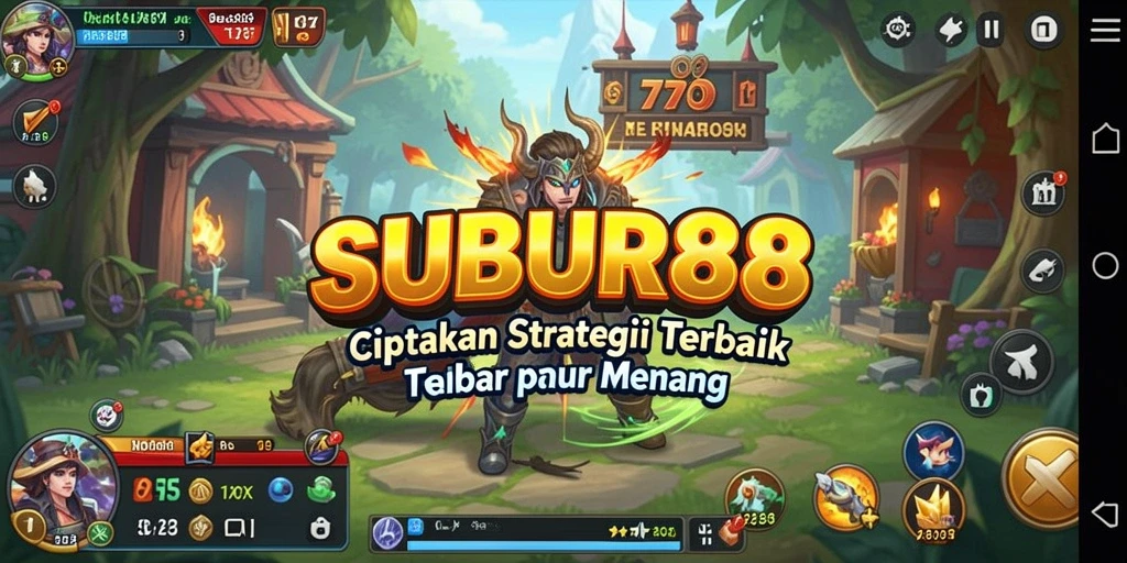 Tampilan gameplay SUBUR88 yang menegangkan dan strategis.